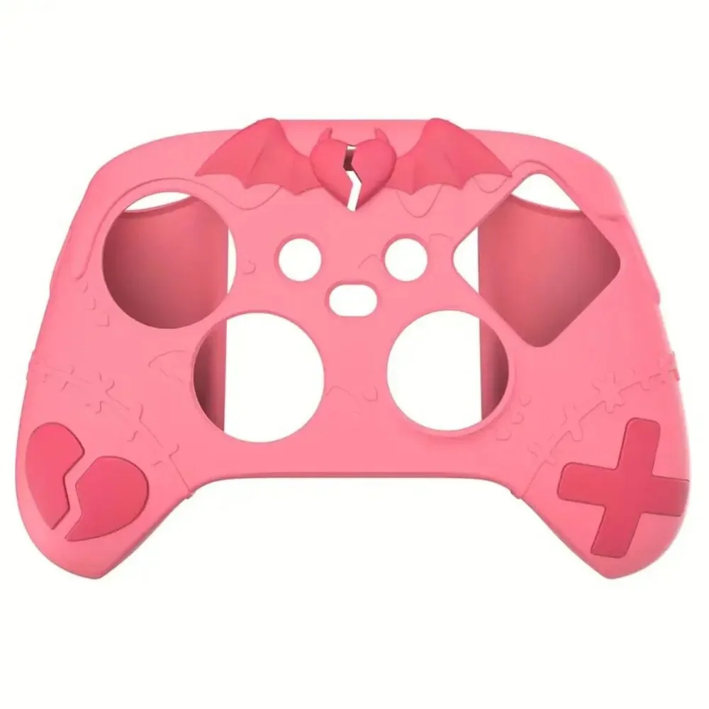 Goth Emo Gamer Girl Kawaii Cute Pink Xbox Controller Cover w/ Thumb Bat Grips